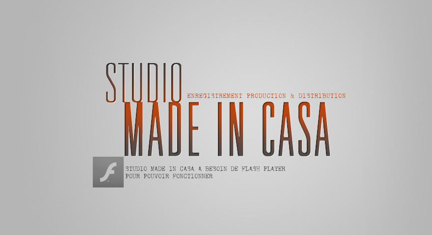 Studio d'enregistrement professionnel à Ajaccio Made In Casa | FlashPlayer